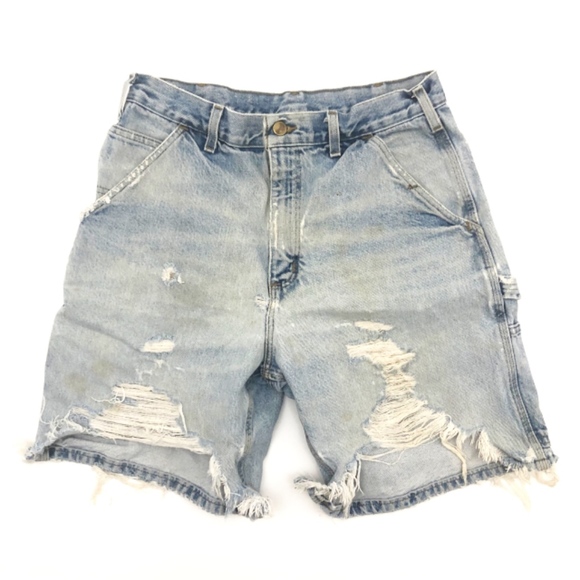 Carhartt Other - Carhartt Mens Ripped Destroyed Jean Shorts 32